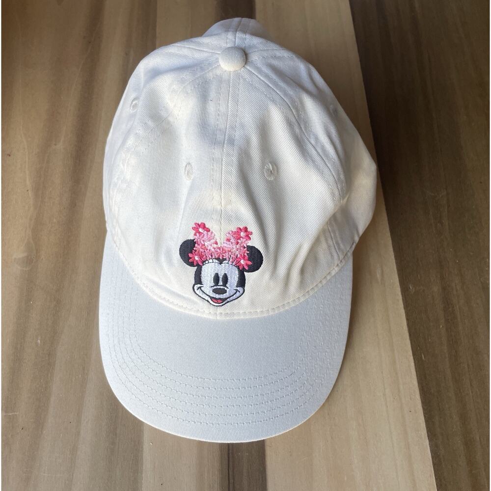 Disney Parks Official Minnie Mouse Hat Adult | Beige Adjustable | Mickey